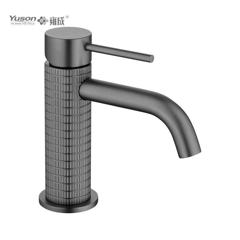 3376-30 Faucet Loyang satu tuil pembancuh besen yang dipasang di geladak tanpa sisa pop timbul loyang